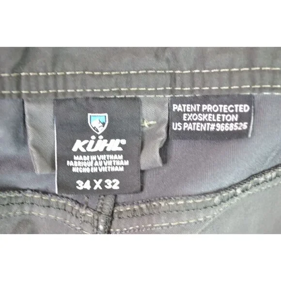 Kuhl Men's Radikl Hiking Pants 34x32 Straight Leg Grey Gorpcore - Picture 8 of 16